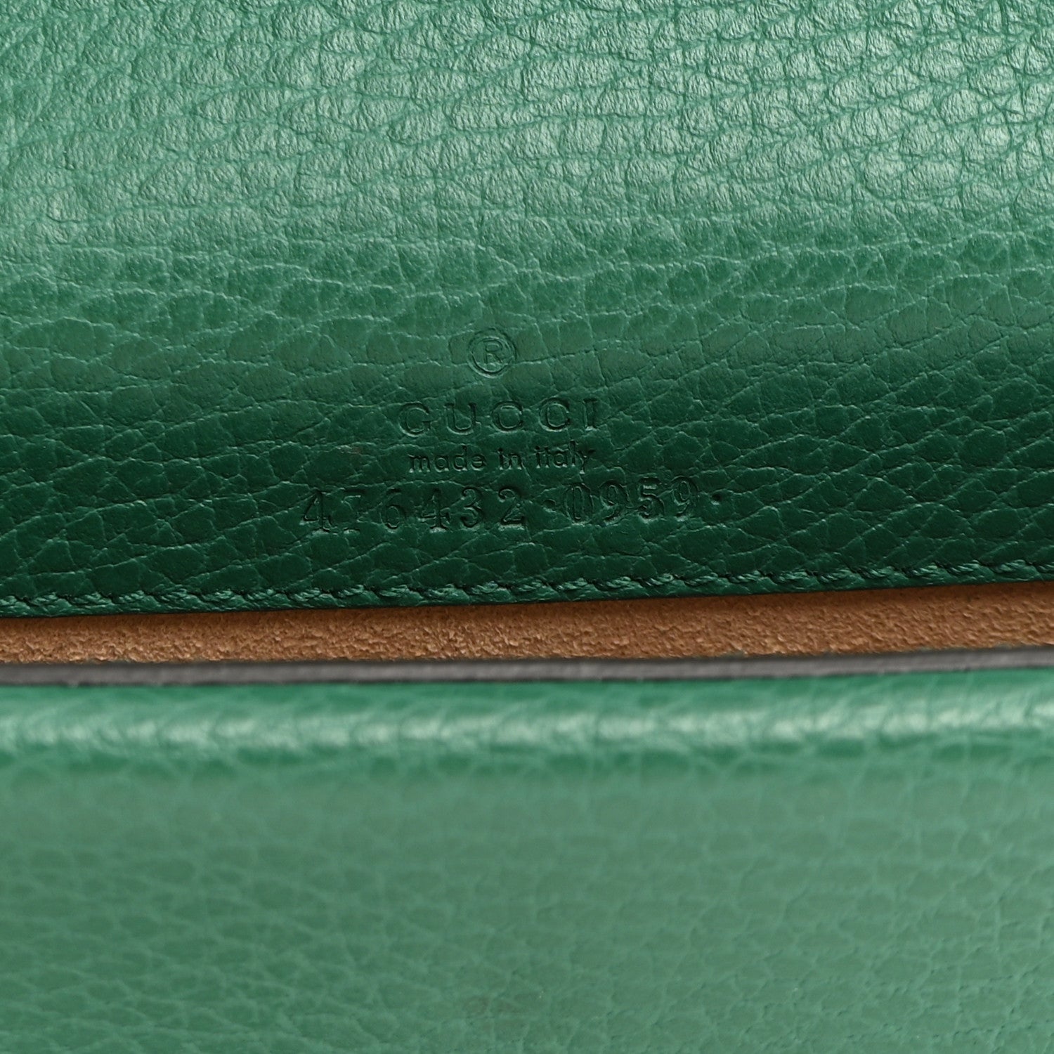 Gucci Calfskin Super Mini Dionysus Shoulder Bag Emerald 6 of 9