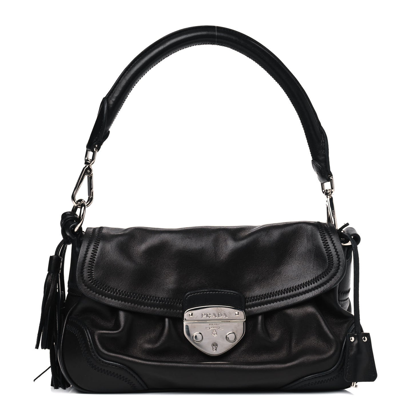 Nappa Sport Shoulder Bag Black