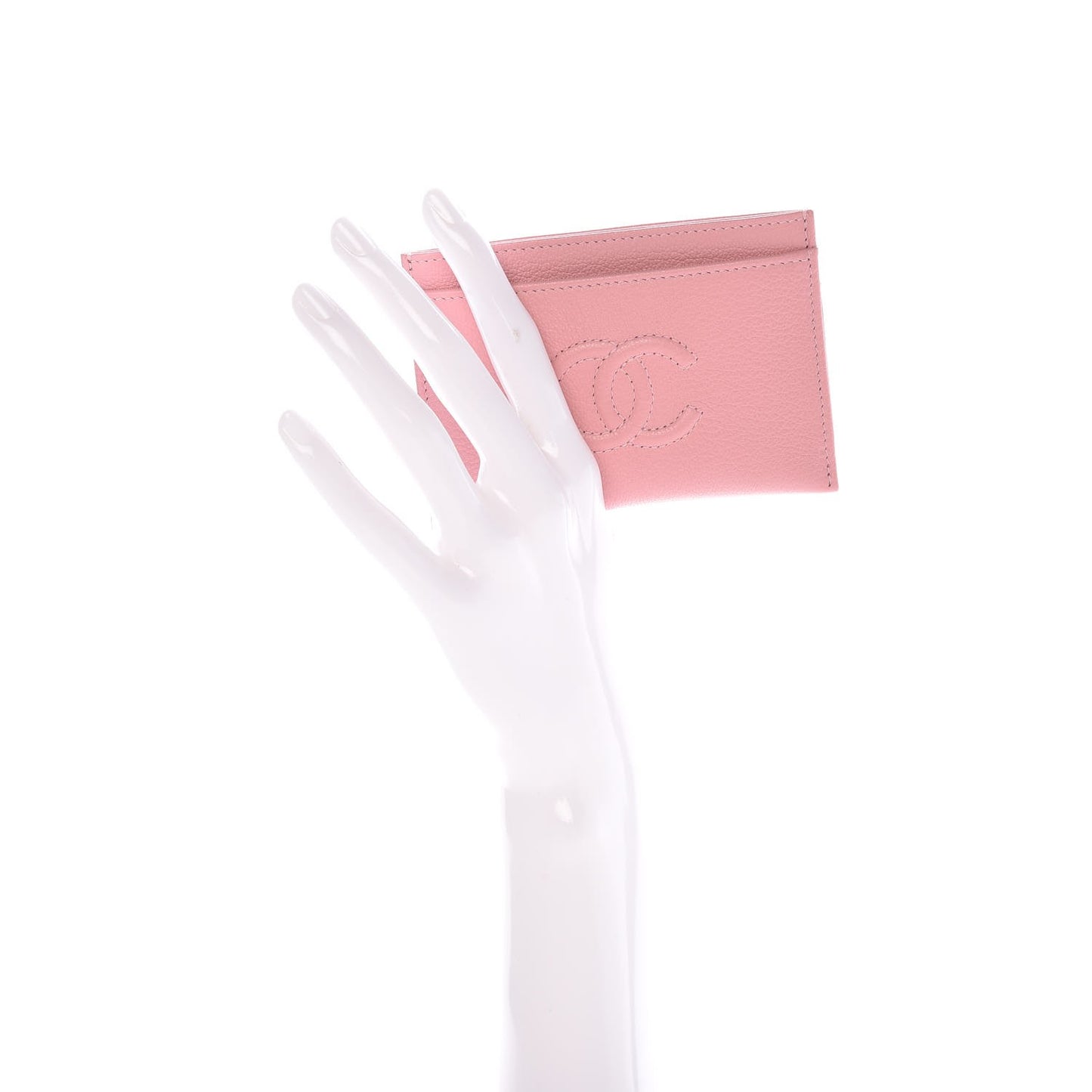 Calfskin CC Timeless Card Holder Pink