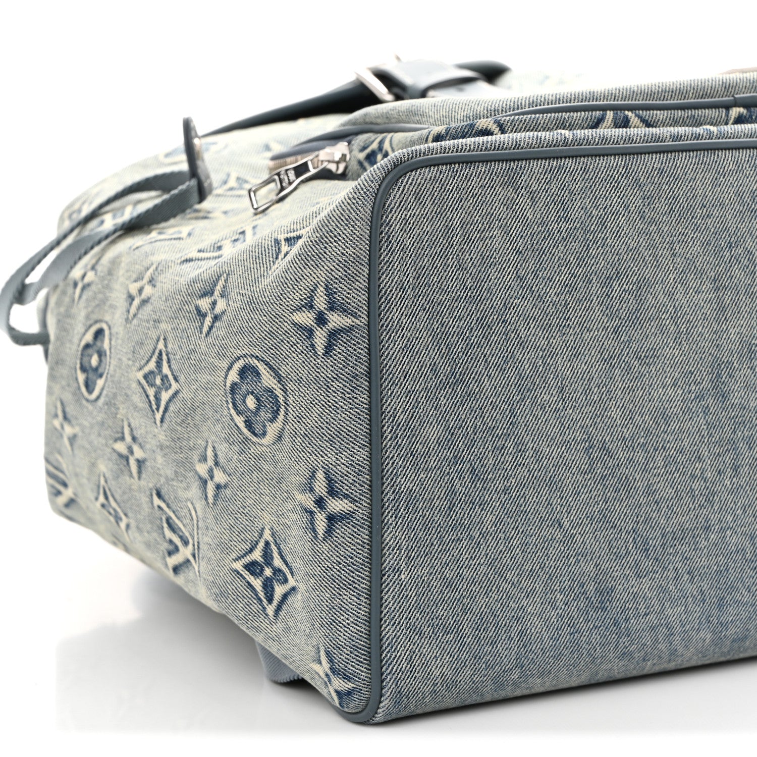 Louis Vuitton Monogram Denim Washed 3D Montsouris Backpack Blue 9 of 11