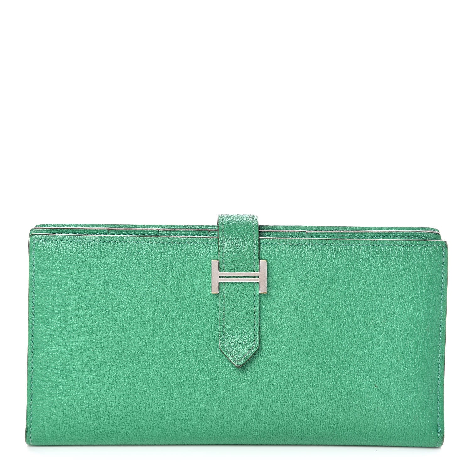 Hermes Chevre Mysore Bearn Wallet Menthe 1 of 13