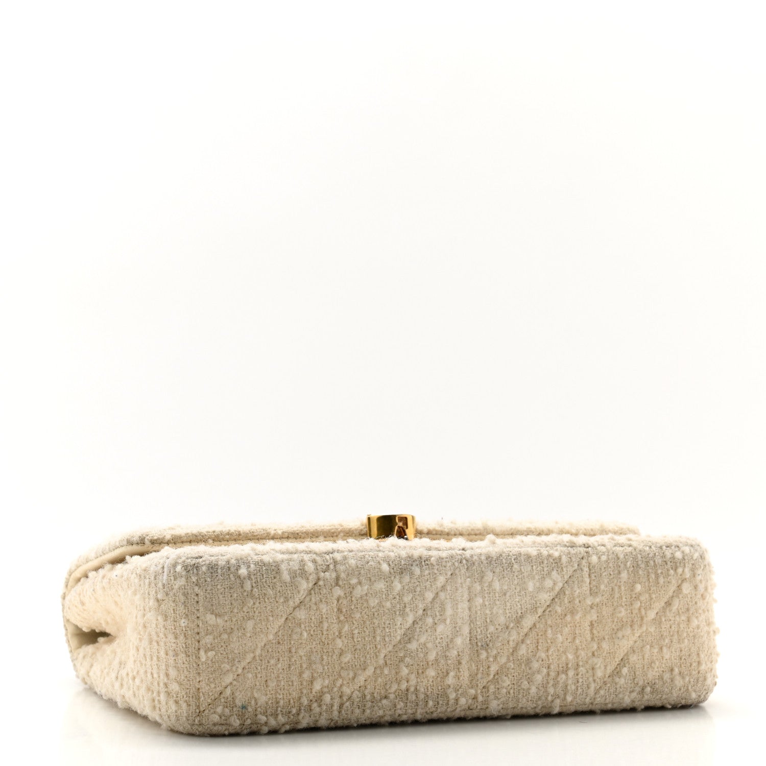Saint Laurent Boucle Tweed Patchwork Monogram Medium Jamie Baguette Craie 4 of 13