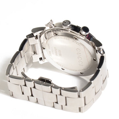 Gucci Stainless Steel Diamond Bezel 44mm G-Chrono Quartz Watch Black 7 of 8