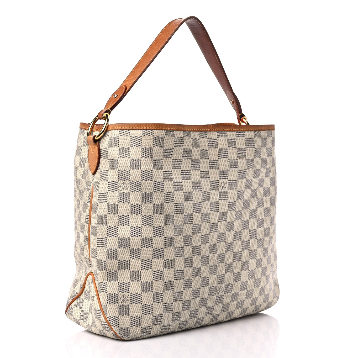 Louis Vuitton Damier Azur Delightful MM Pink 3 of 19