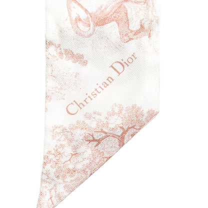 Christian Dior Silk ABCDior D Danse Mitzah Scarf Black 3 of 4