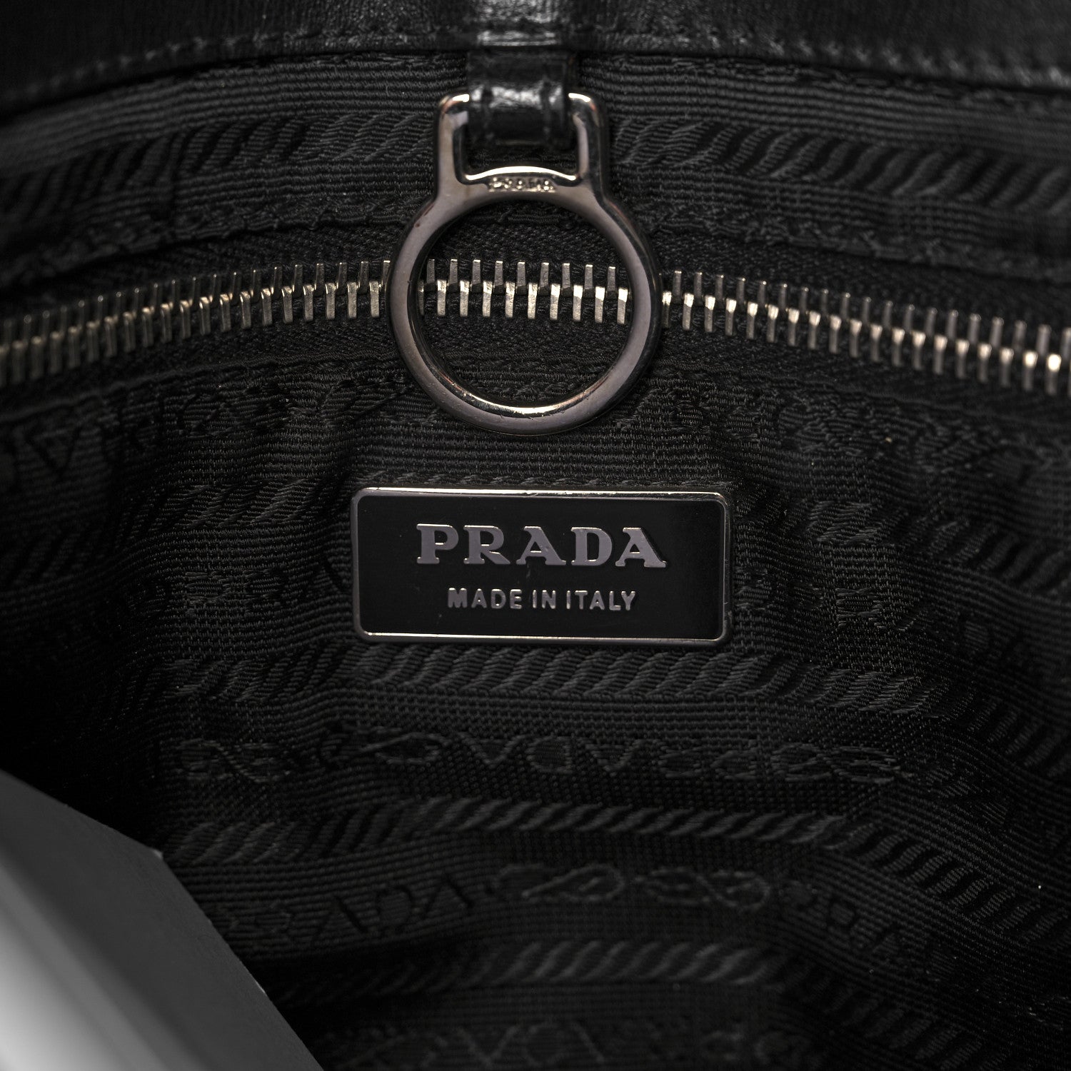 Prada Soft Calfskin Tote Black 6 of 19