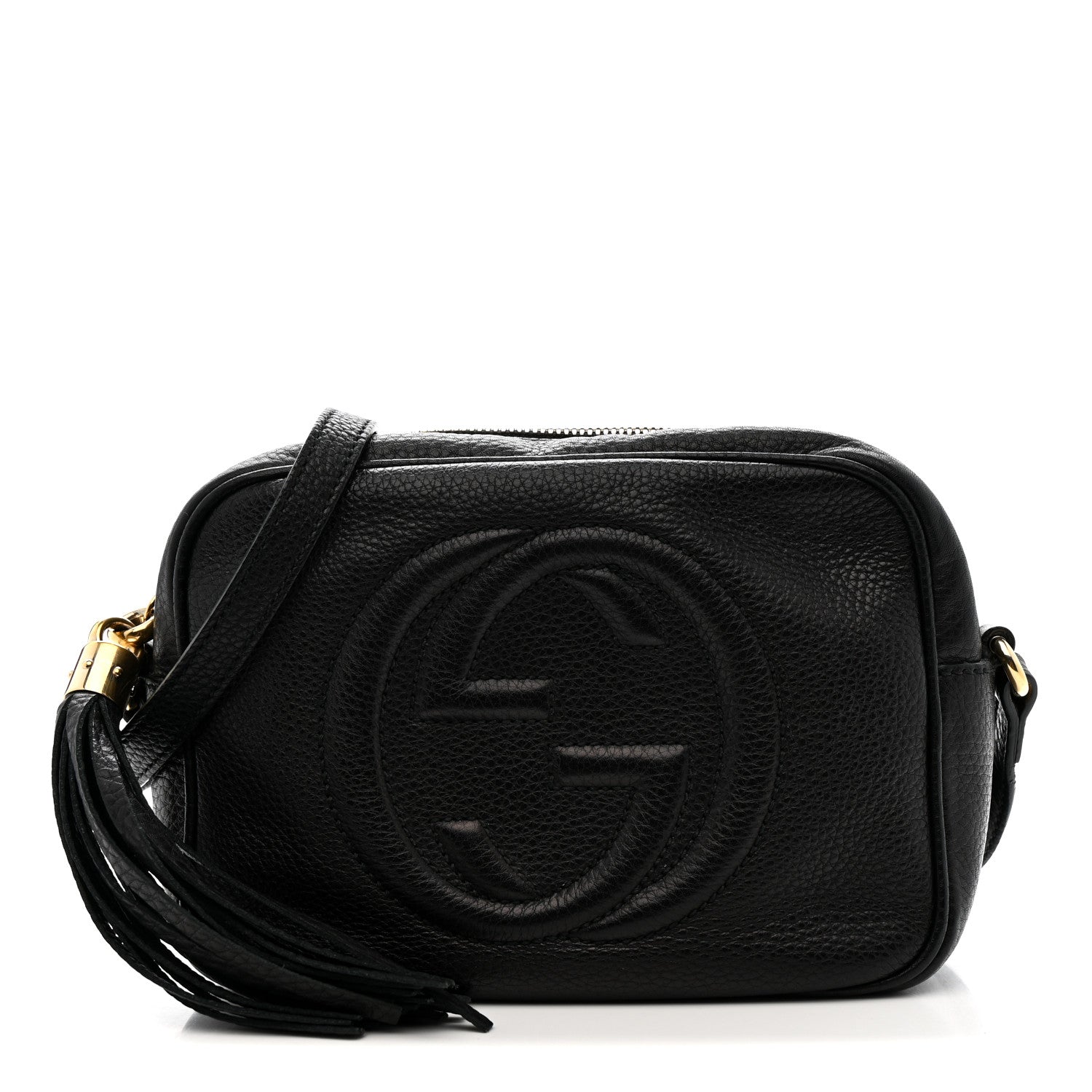 Gucci Pebbled Calfskin Small Soho Disco Bag Black 1 of 14