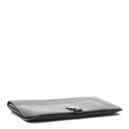 Hermes Togo Dogon Duo Wallet Black 4 of 7