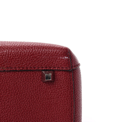 MCM Grained Calfskin Medium Ella Boston Burgundy 8 of 11