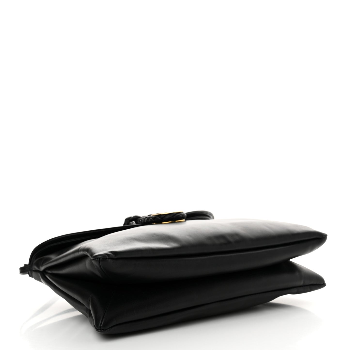 Smooth Calfskin Medium Liberta Shoulder Bag Black