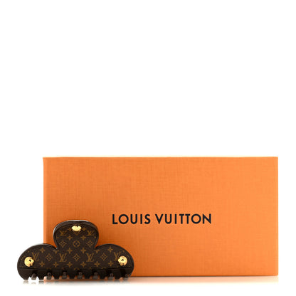 Louis Vuitton Resin Monogram Claw Clip Brown 5 of 5