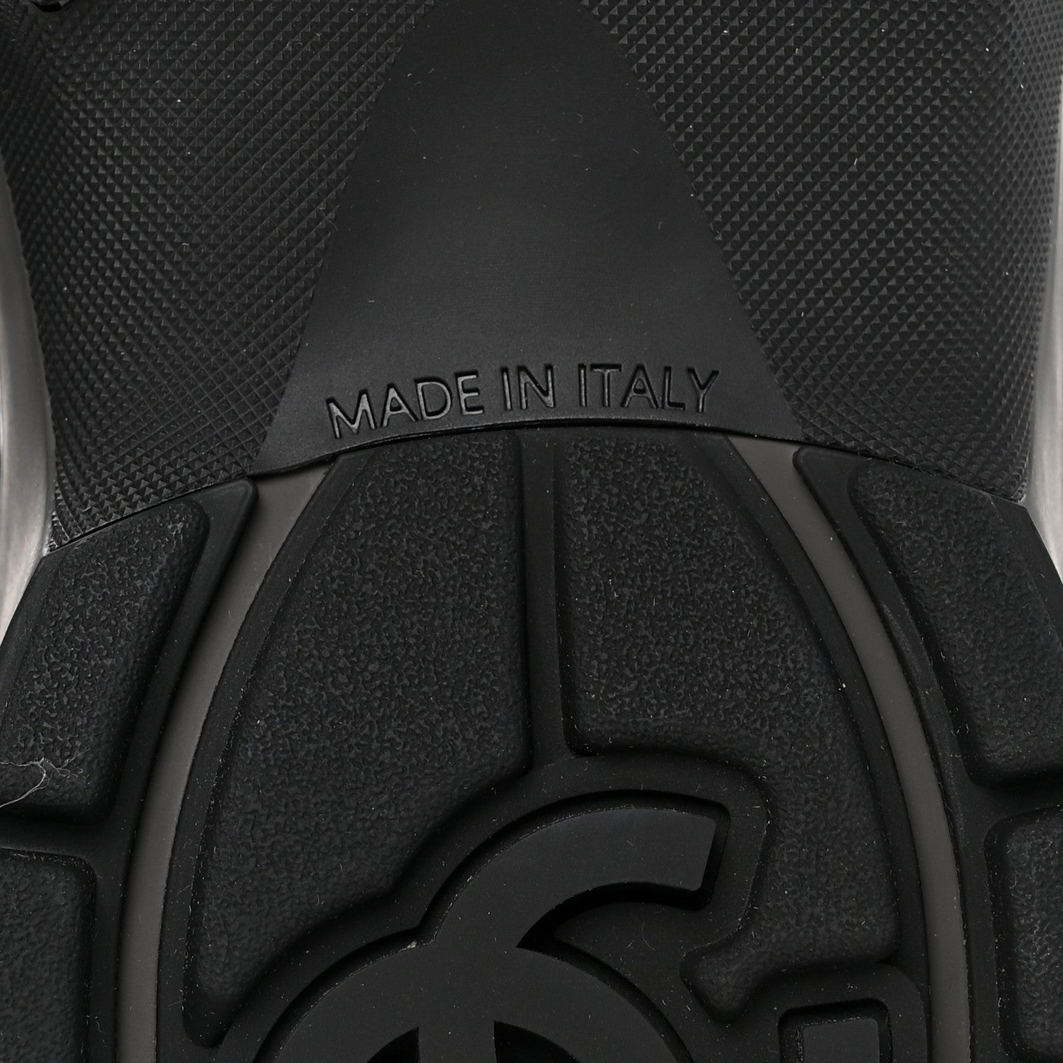 Chanel Suede Calfskin Mens CC Sneakers 42 Black 7 of 9