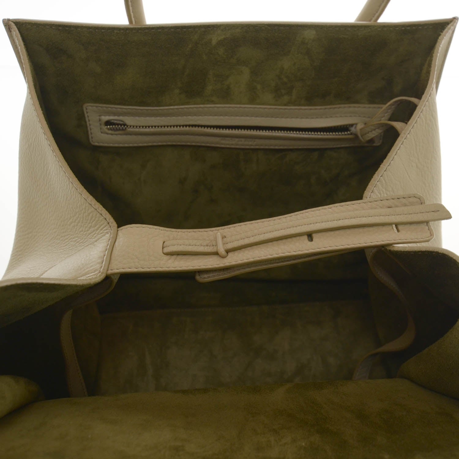 Celine Smooth Calfskin Medium Phantom Luggage Light Khaki 5 of 9