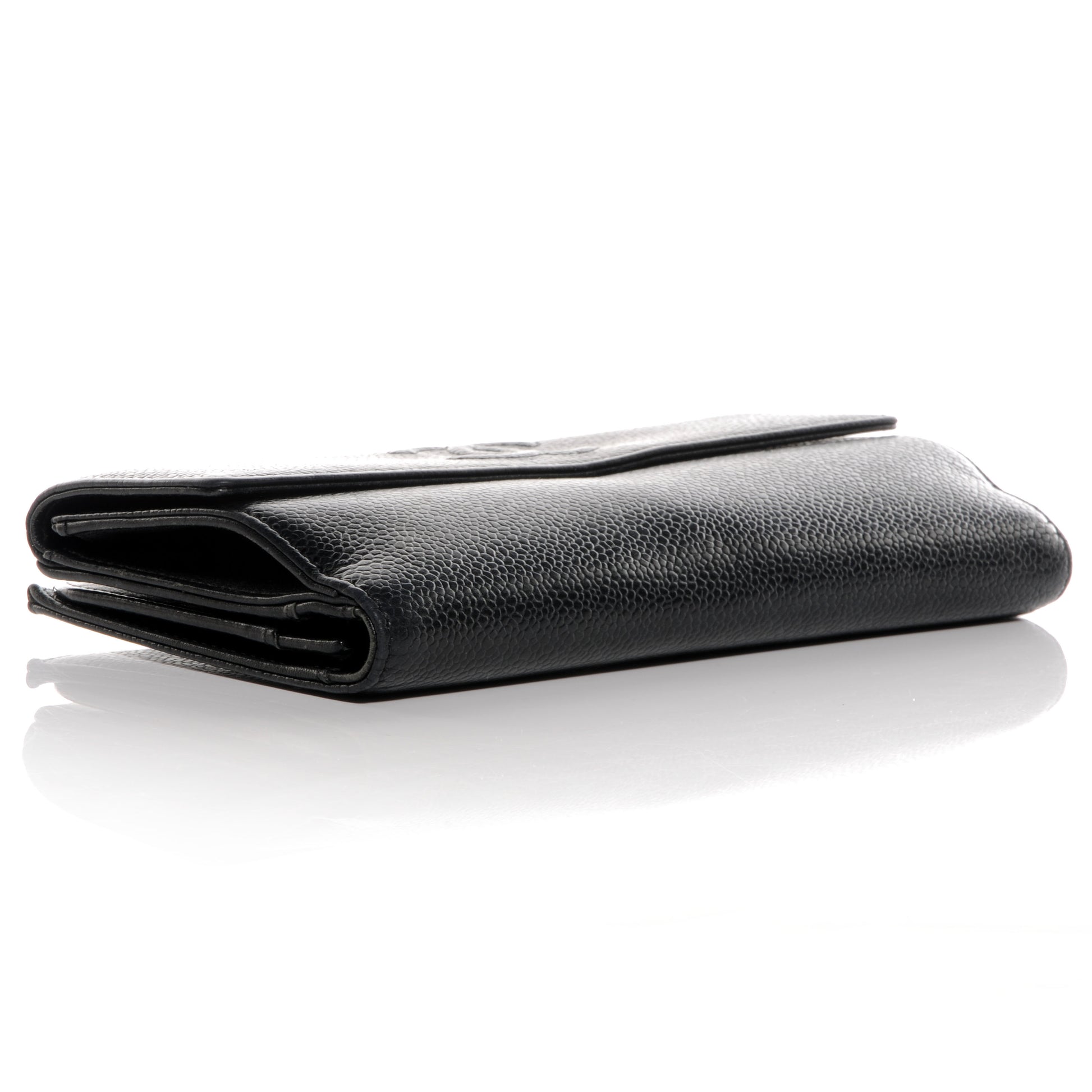 Chanel Caviar Leather CC Flap Wallet Black 4 of 7