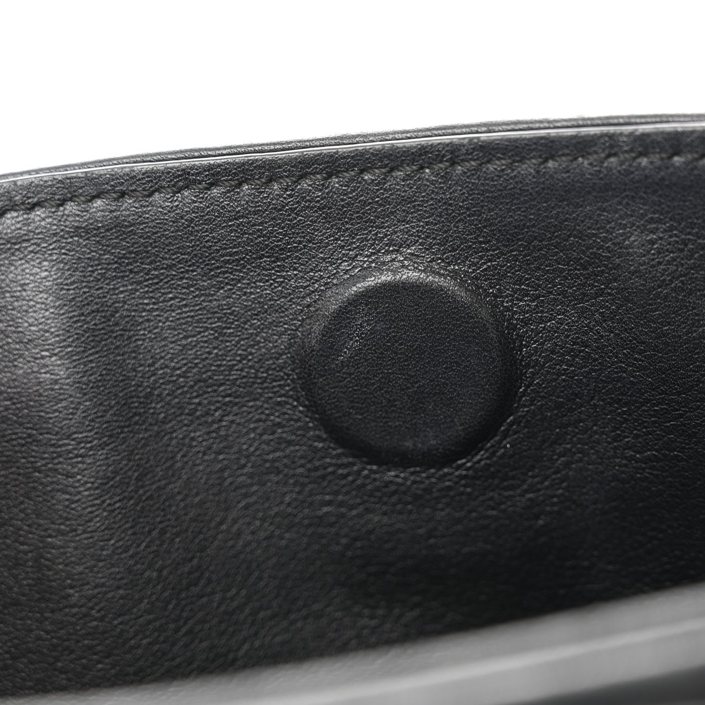 Calfskin Small Logo Go Crossbody Bag Black