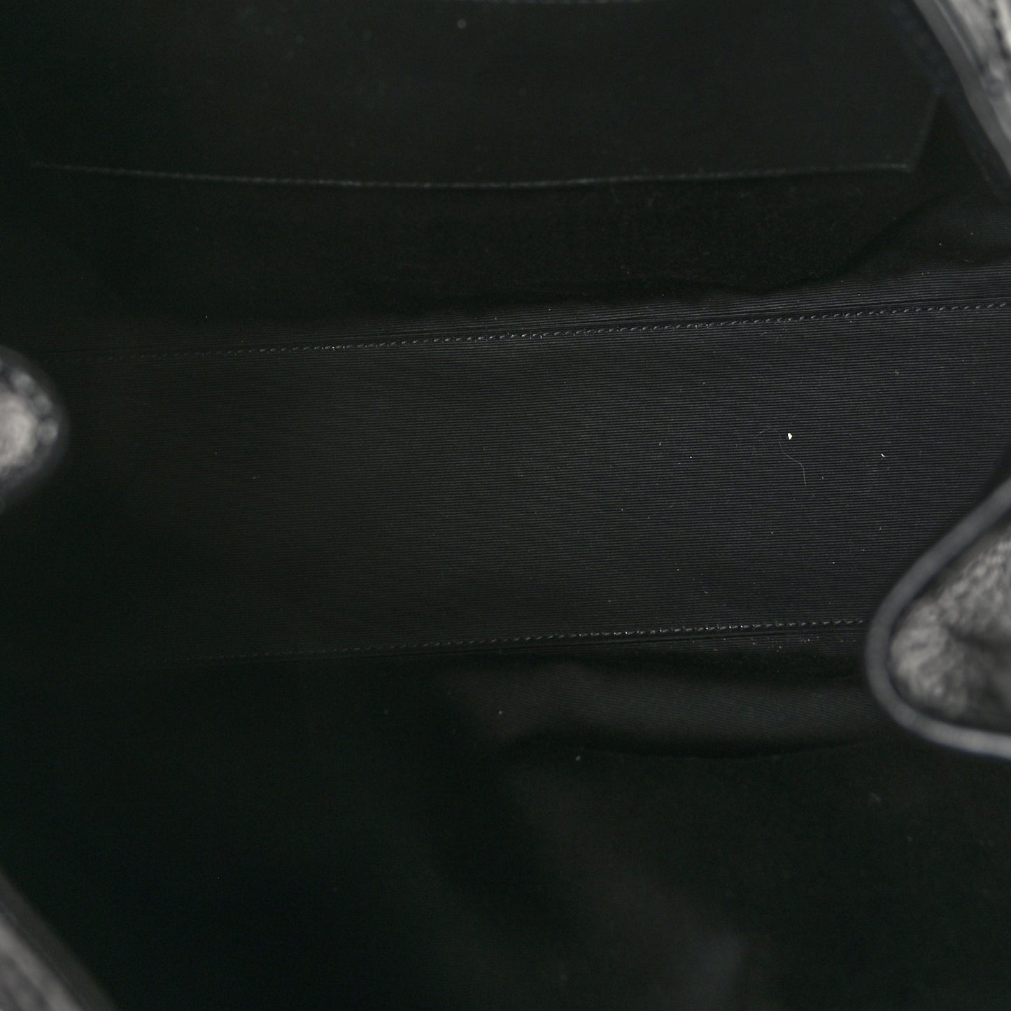 Crinkled Calfskin Matelasse Monogram Large Niki Shopper Tote Black