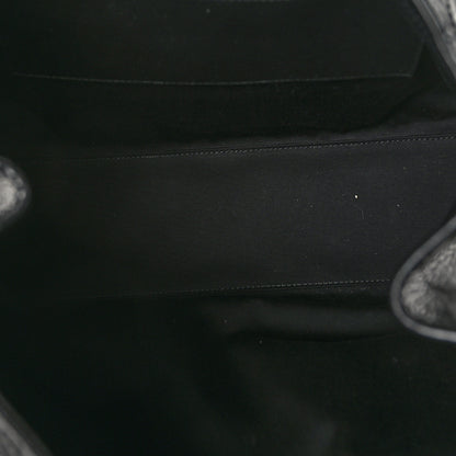 Saint Laurent Crinkled Calfskin Matelasse Monogram Large Niki Shopper Tote Black 5 of 8