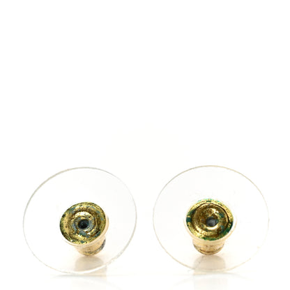 Chanel Metal CC Heart Turnlock Drop Earrings Gold 5 of 5