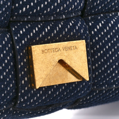Bottega Veneta Denim Maxi Intrecciato Padded Cassette High Frequency Crossbody Bag Indigo 7 of 10