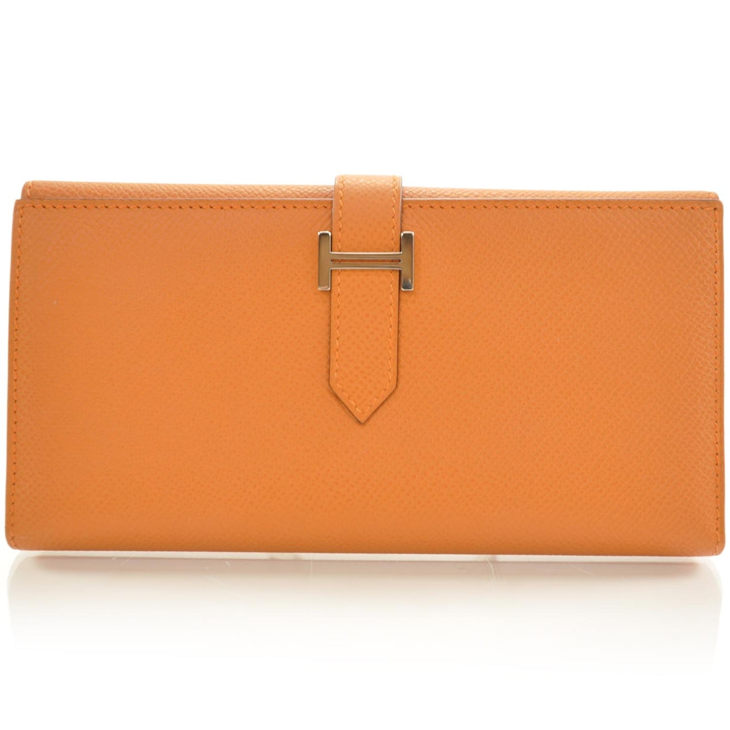 Veau Epsom Bearn Wallet Orange