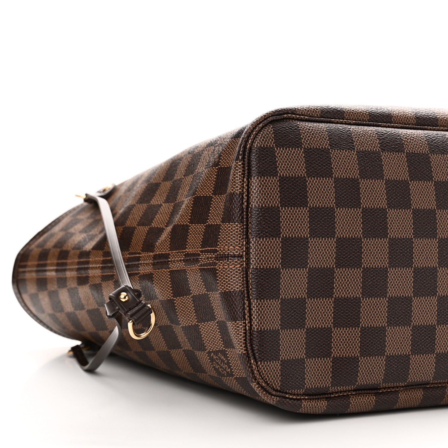 Louis Vuitton Damier Ebene Neo Neverfull MM Rose Ballerine 9 of 10