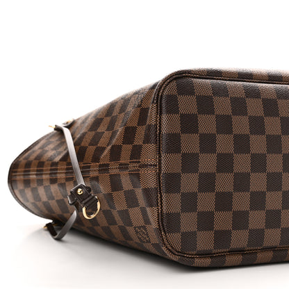 Louis Vuitton Damier Ebene Neo Neverfull MM Rose Ballerine 9 of 10