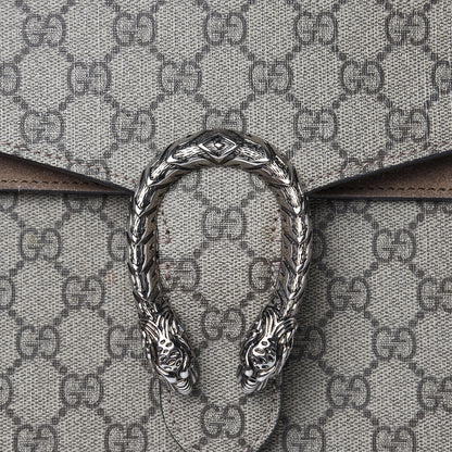 Gucci GG Supreme Monogram Medium Dionysus Shoulder Bag Taupe 12 of 13