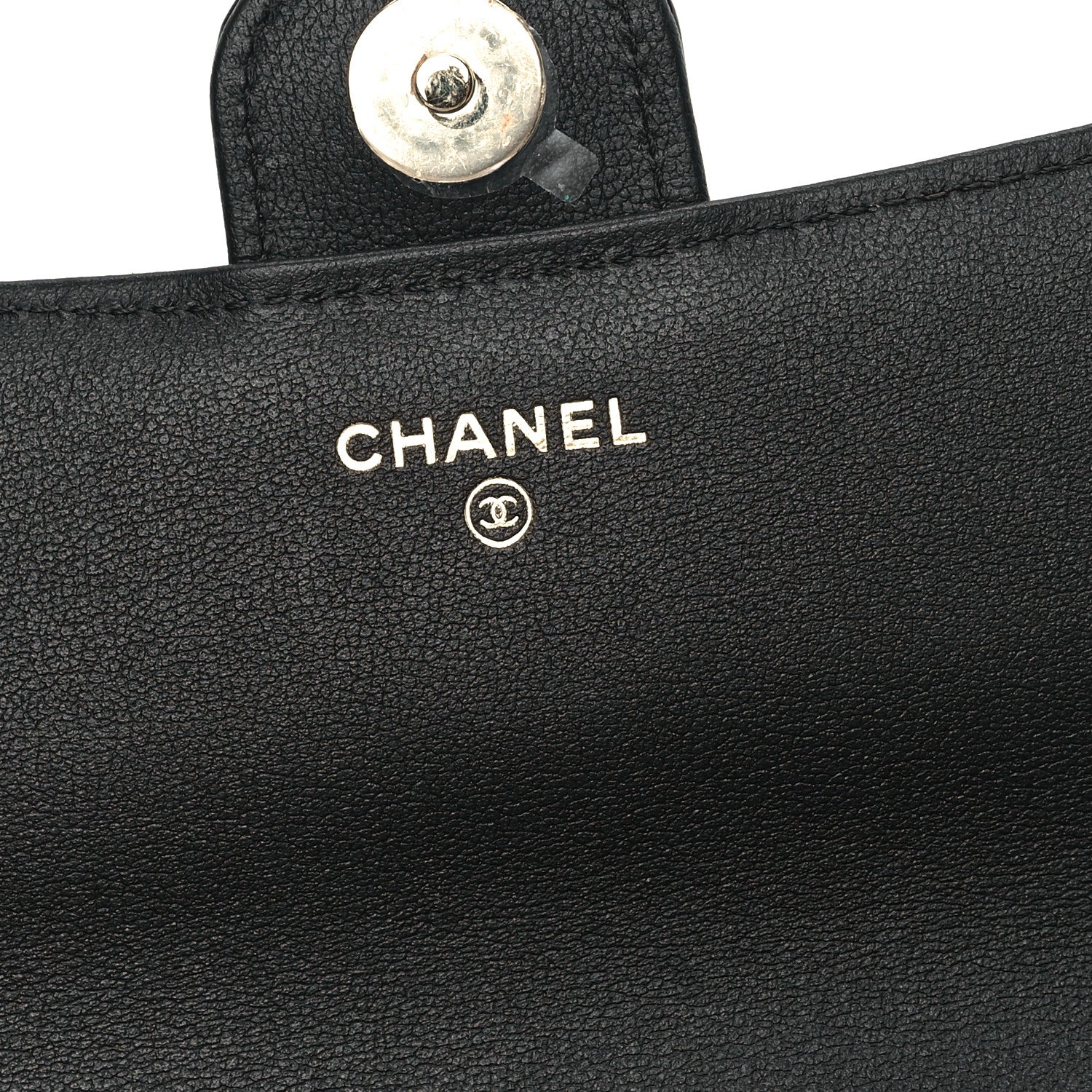 Chanel Patent Calfskin Quilted Flap Phone Holder With Chain Black 6 of 13