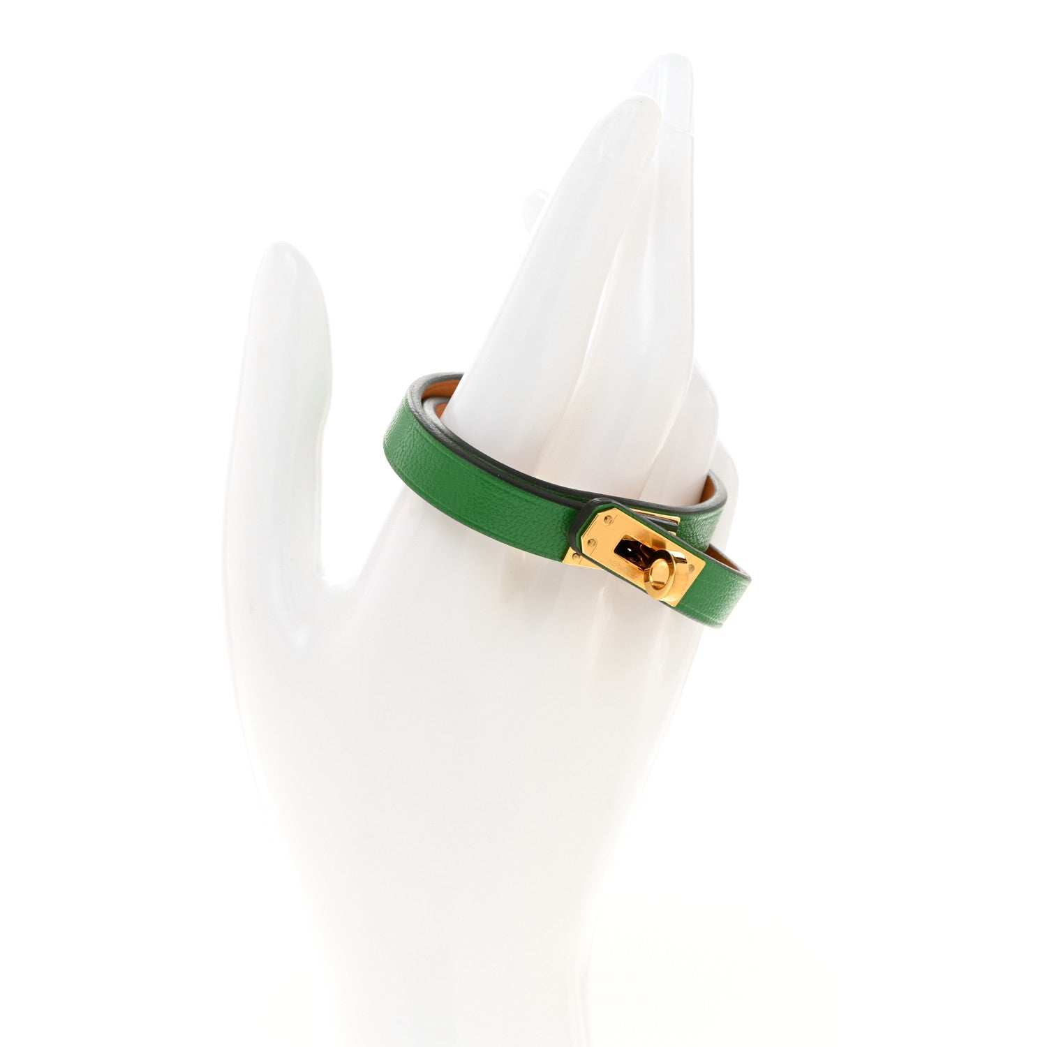 Hermes Swift Kelly Double Tour Bracelet T2 Bambou 2 of 7