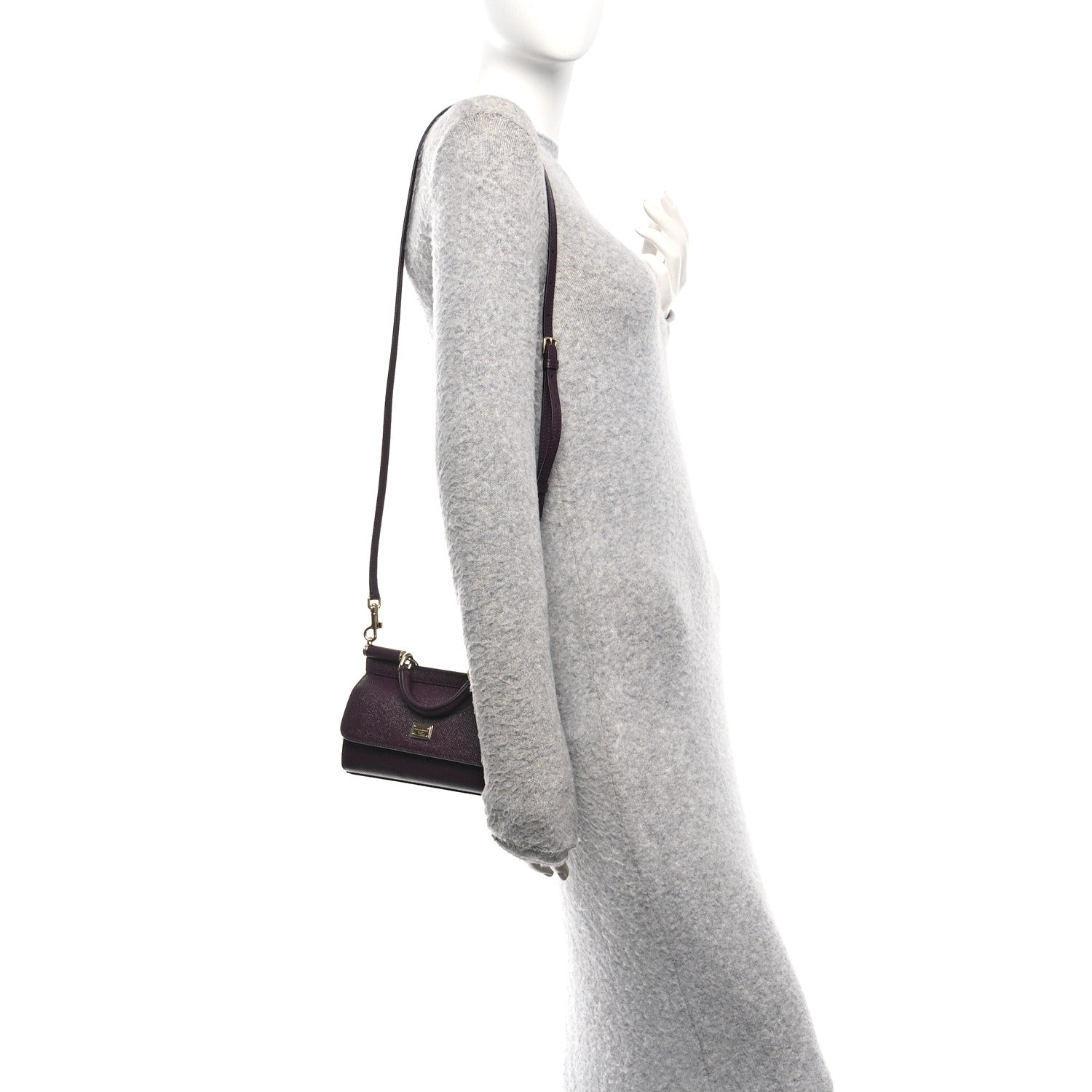 Dolce & Gabbana Dauphine Mini Miss Sicily Bag Burgundy 2 of 9
