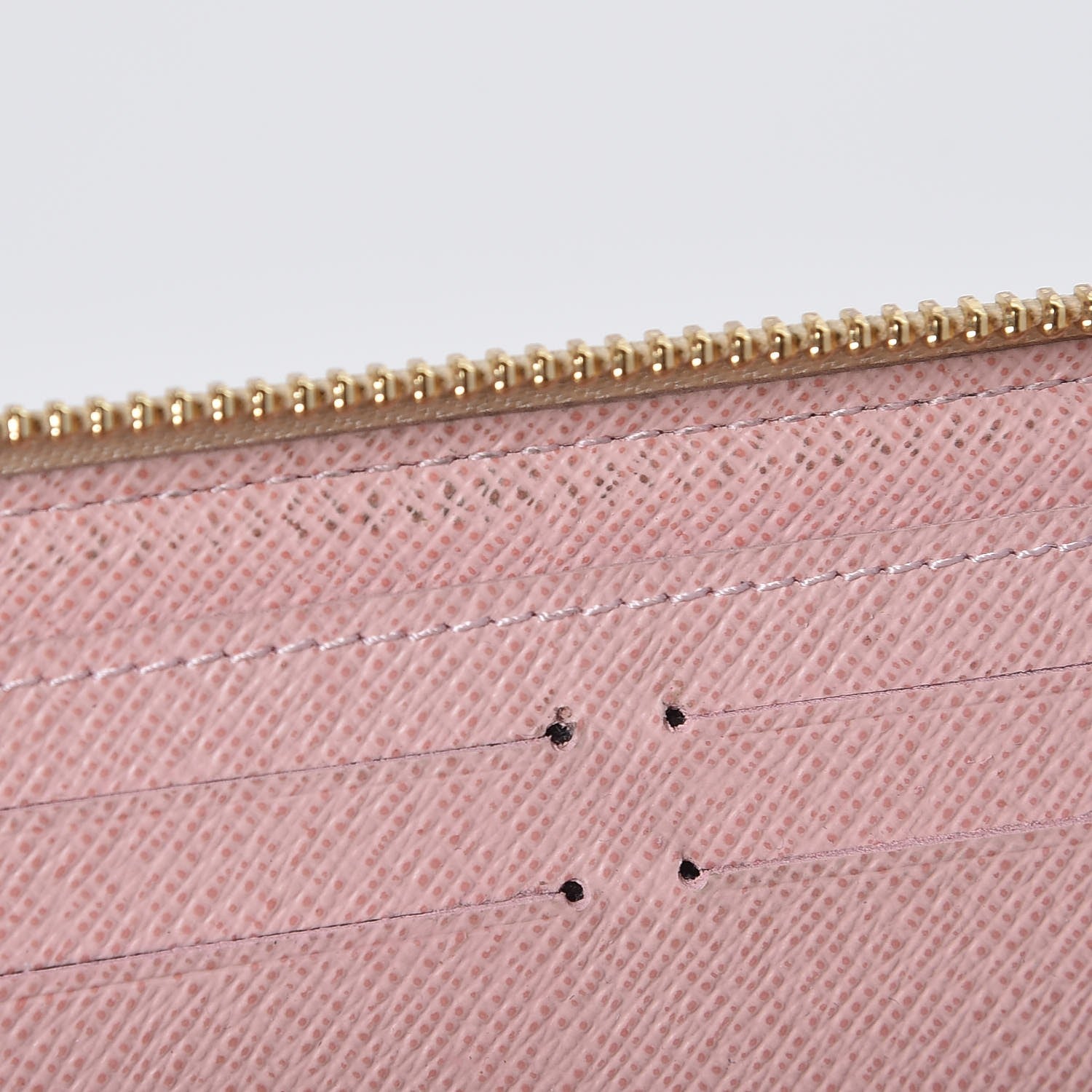 Louis Vuitton Damier Azur Clemence Wallet Rose Ballerine 8 of 8