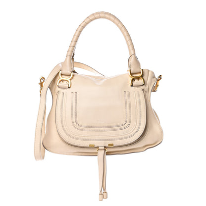 Chloe Calfskin Medium Marcie Satchel Cream 1 of 18