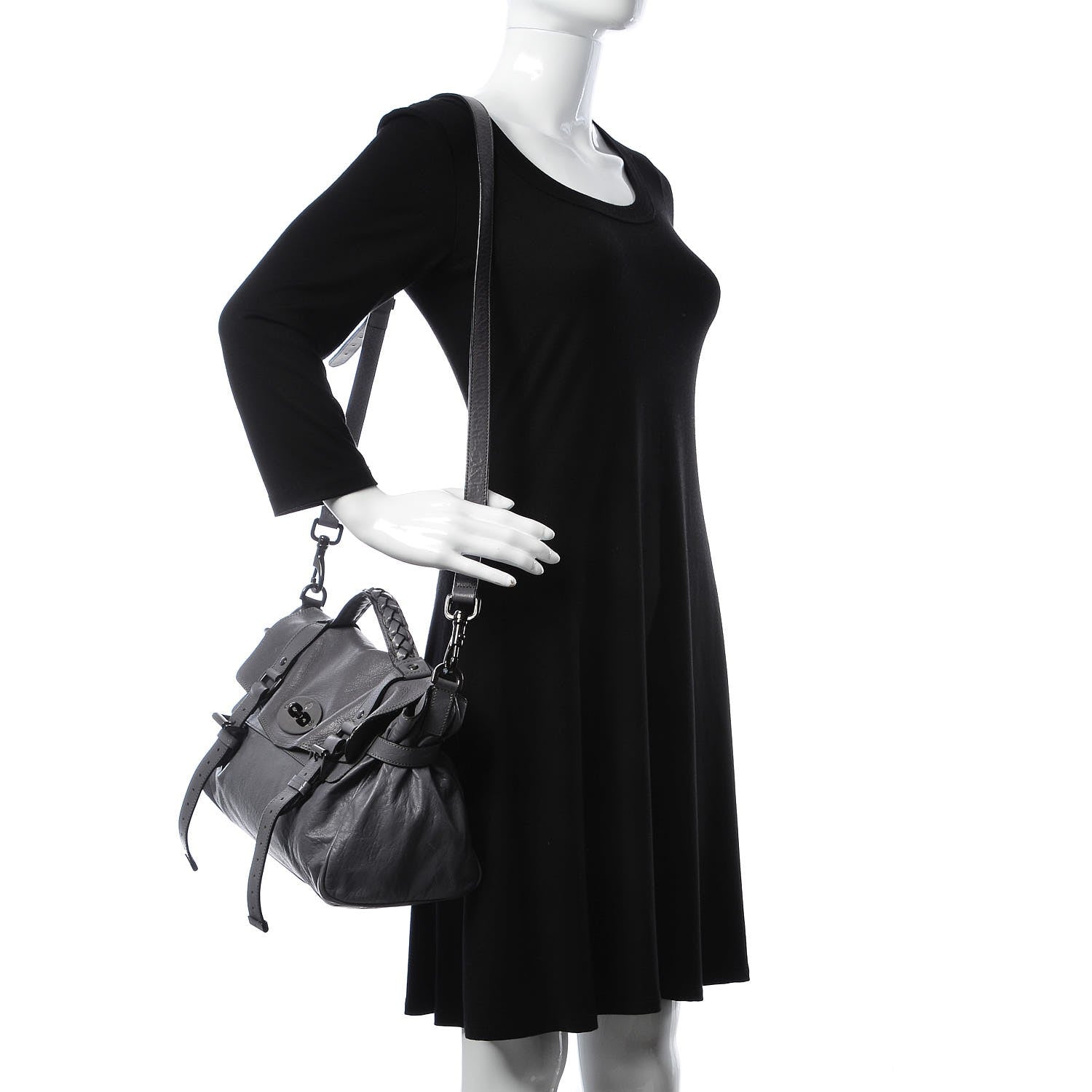 Mulberry Soft Buffalo Medium Alexa Grey 2 of 7