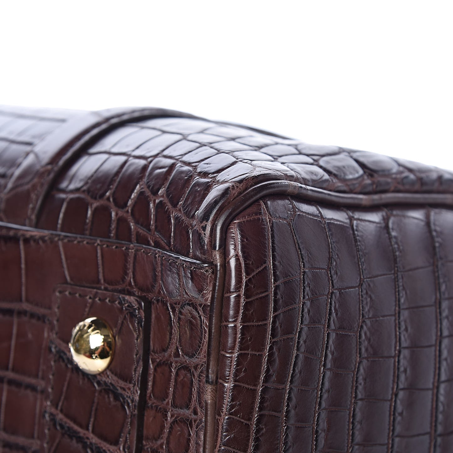 Matte Alligator SC Bag PM Chocolate