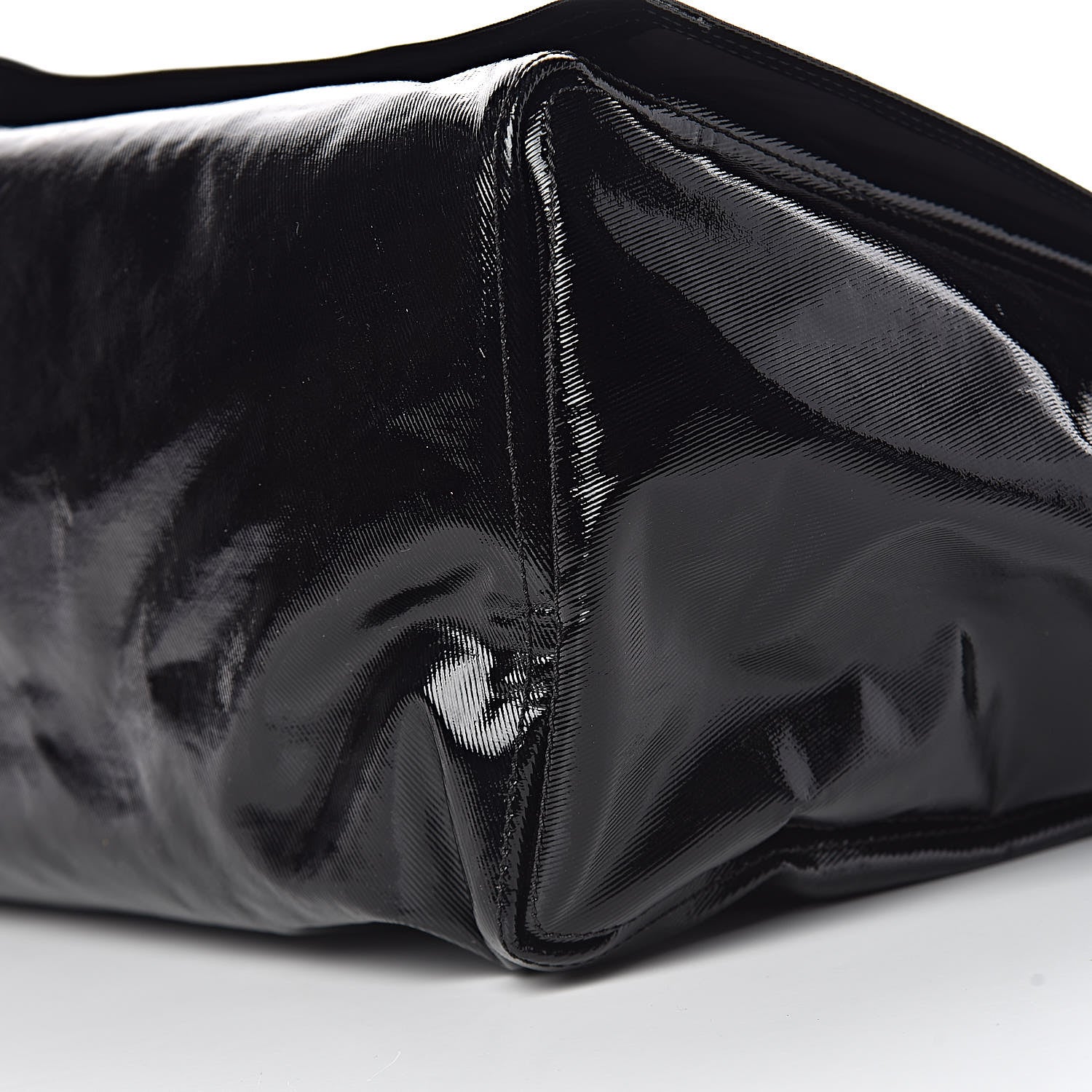 Valentino Garavani Shiny Canvas VLTN Medium Messenger Bag Black 10 of 10