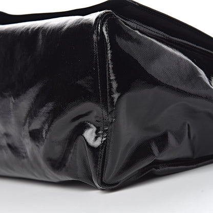 Valentino Garavani Shiny Canvas VLTN Medium Messenger Bag Black 10 of 10