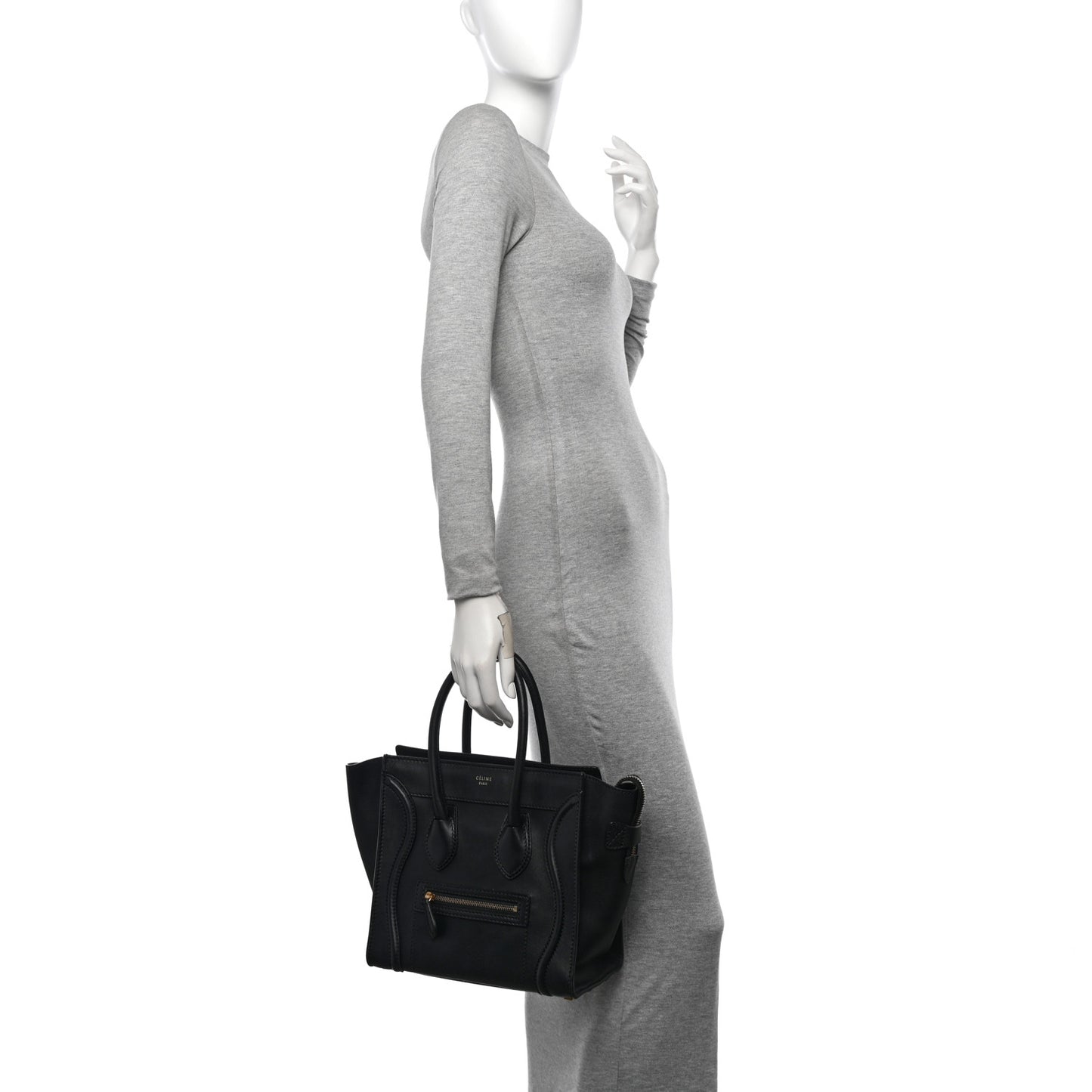 Smooth Calfskin Micro Luggage Black