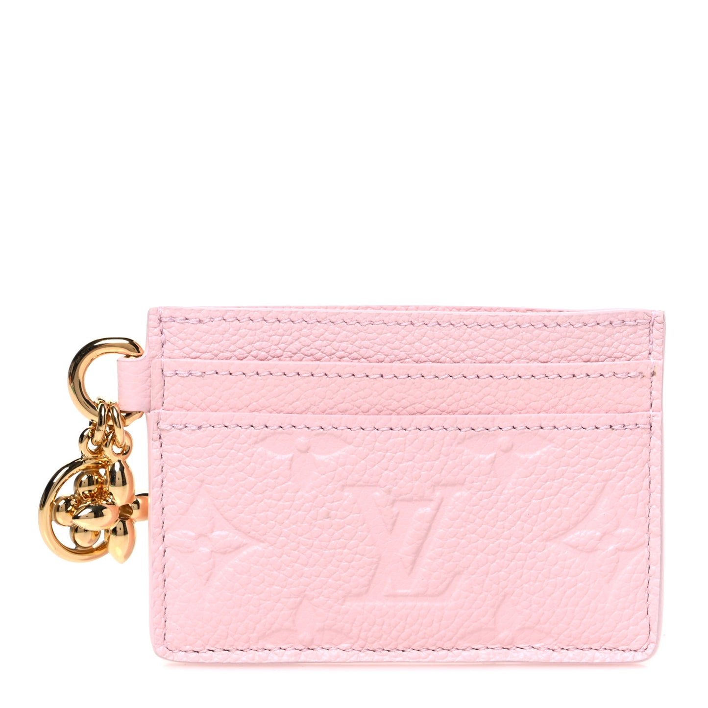 Empreinte Monogram LV Charms Card Holder Confetti Pink