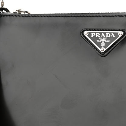 Prada Spazzolato Pocket Pouch Shoulder Bag Black 12 of 12