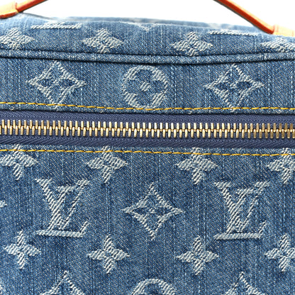Louis Vuitton Monogram Denim Nice Mini Blue 7 of 7