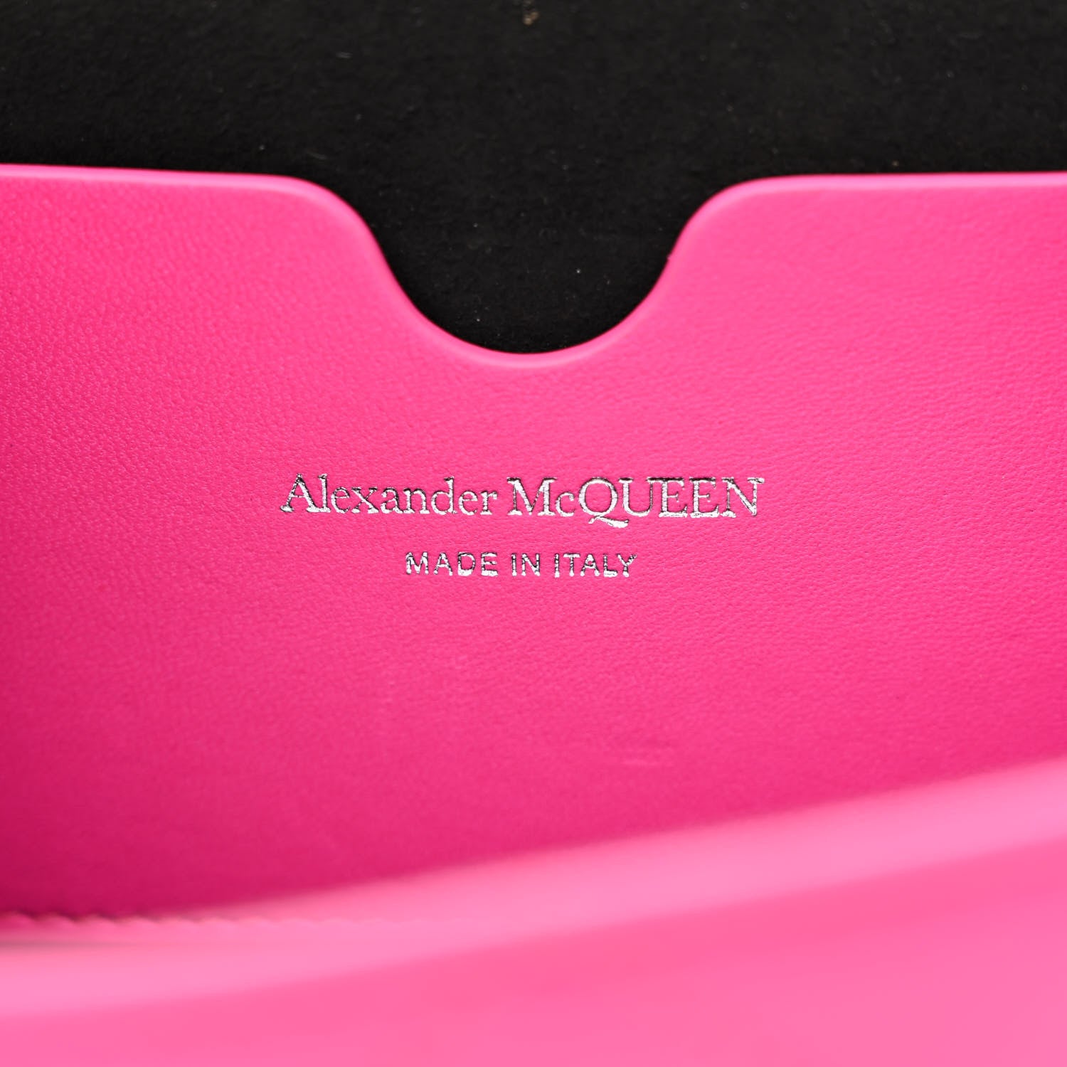 Alexander McQueen Calfskin Quilted Graffiti Skull Medium Chain Crossbody Bag Pink 6 of 9