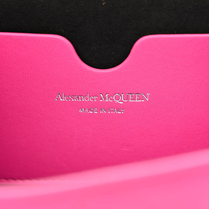 Alexander McQueen Calfskin Quilted Graffiti Skull Medium Chain Crossbody Bag Pink 6 of 9