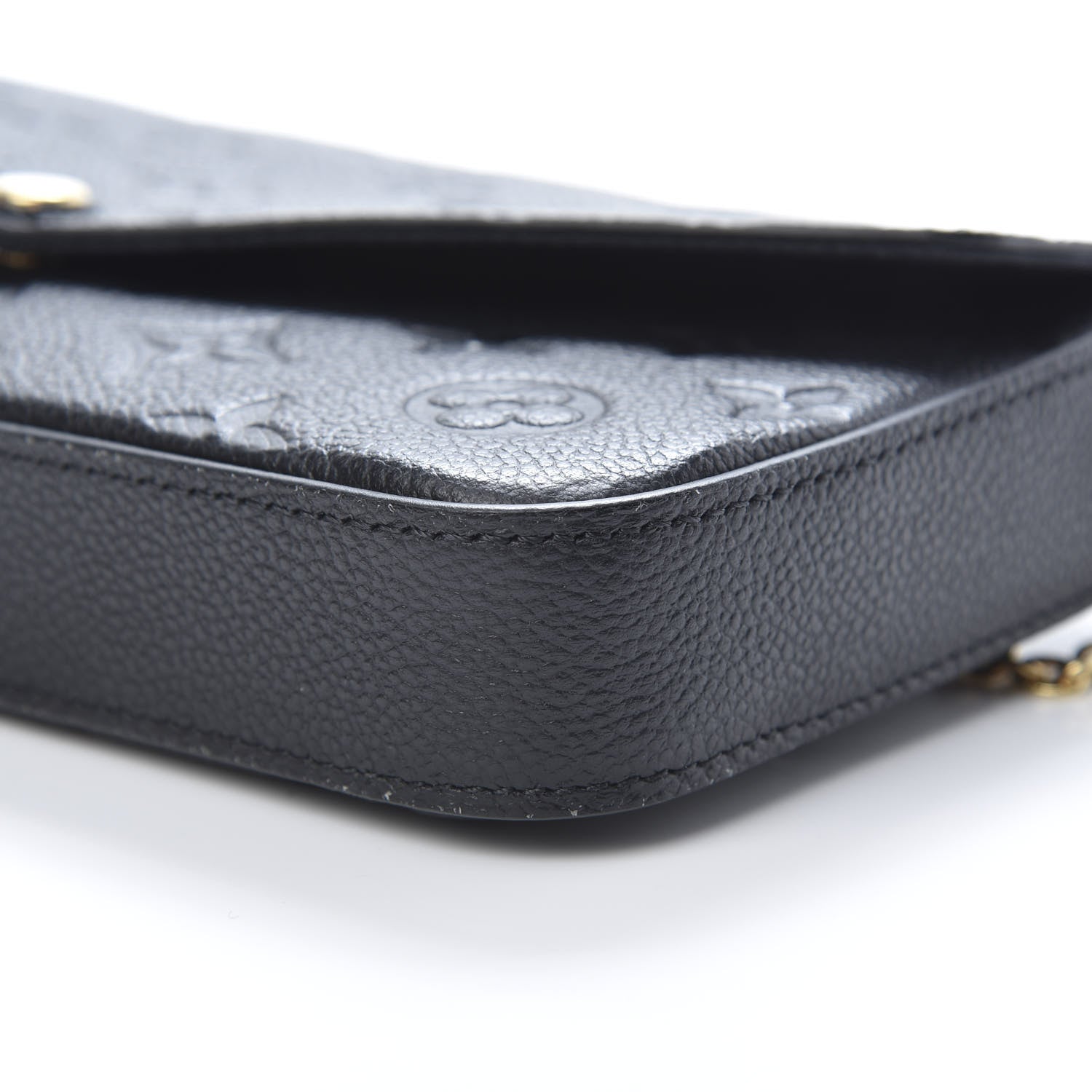Louis Vuitton Empreinte Pochette Felicie Chain Wallet Black 12 of 15