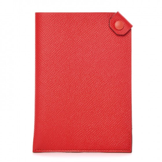 Hermes Epsom Tarmac PM Passport Holder Bougainvillea 1 of 6