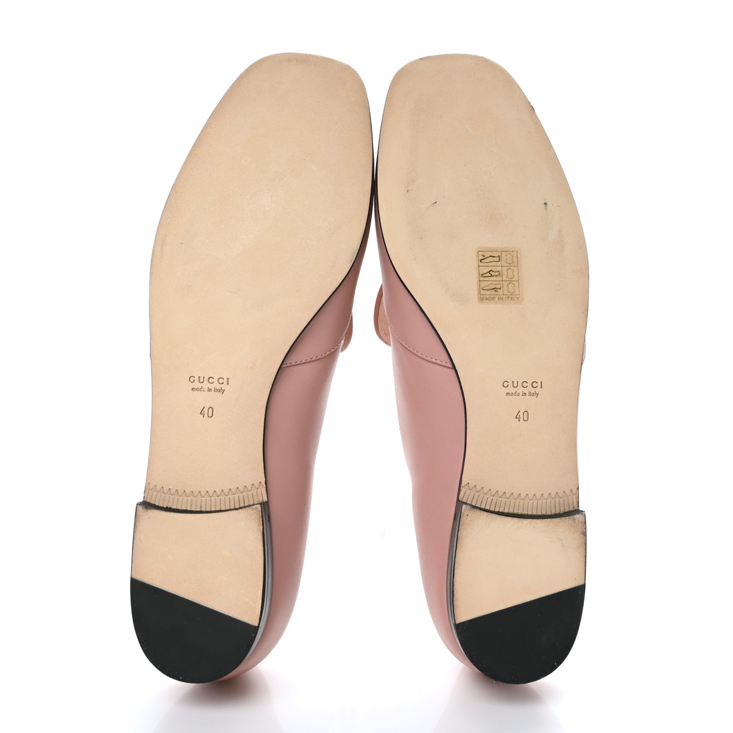 Calfskin Horsebit Loafers 40 Soft Pink