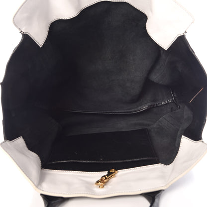 Chloe Calfskin Medium Alison East West Tote Black White 5 of 15