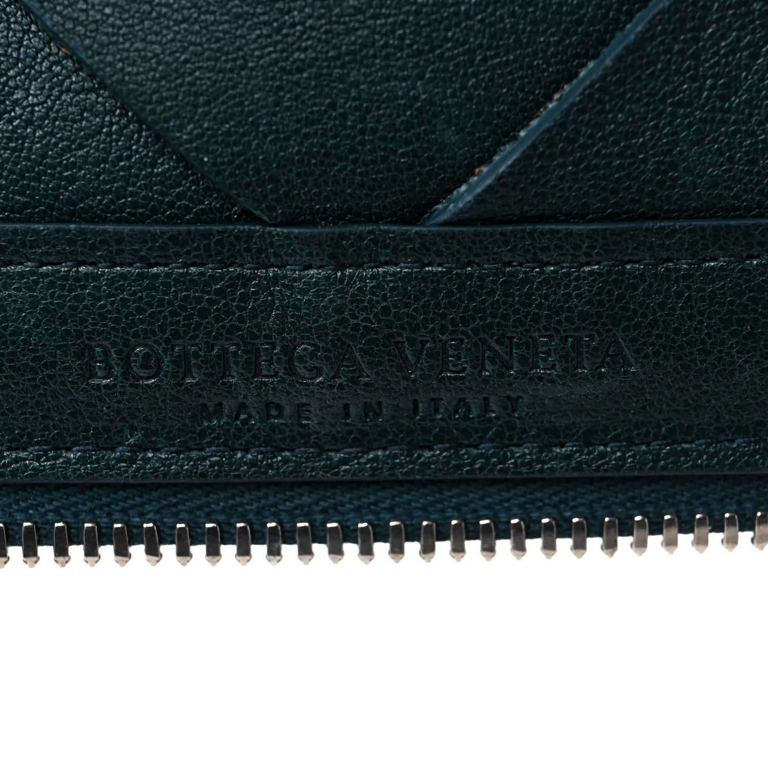 Bottega Veneta Nappa Maxi Intreccio Woven Pouch Clutch Raintree 6 of 8