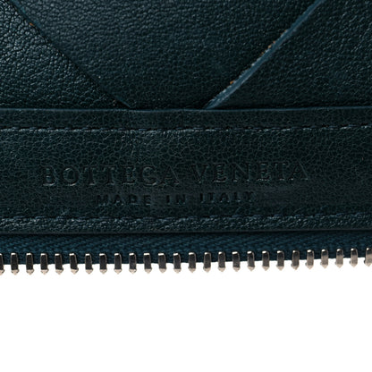 Bottega Veneta Nappa Maxi Intreccio Woven Pouch Clutch Raintree 6 of 8