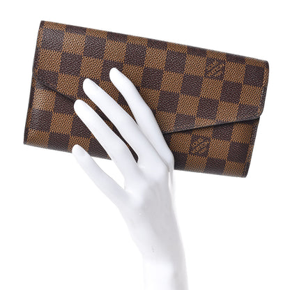 Louis Vuitton Damier Ebene Sarah Wallet NM 2 of 8