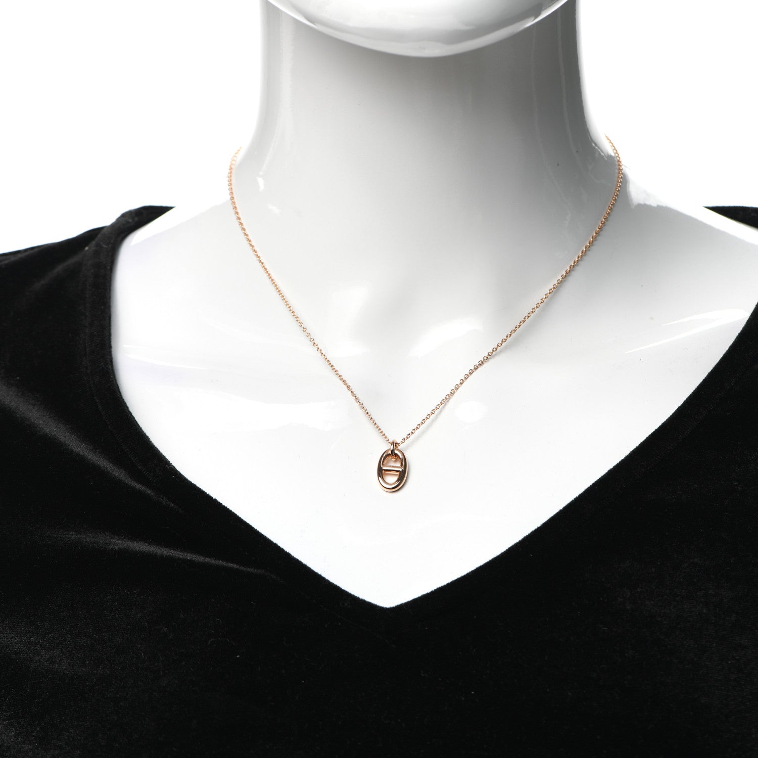 Hermes 18K Rose Gold PM Farandole Pendant Necklace 2 of 6